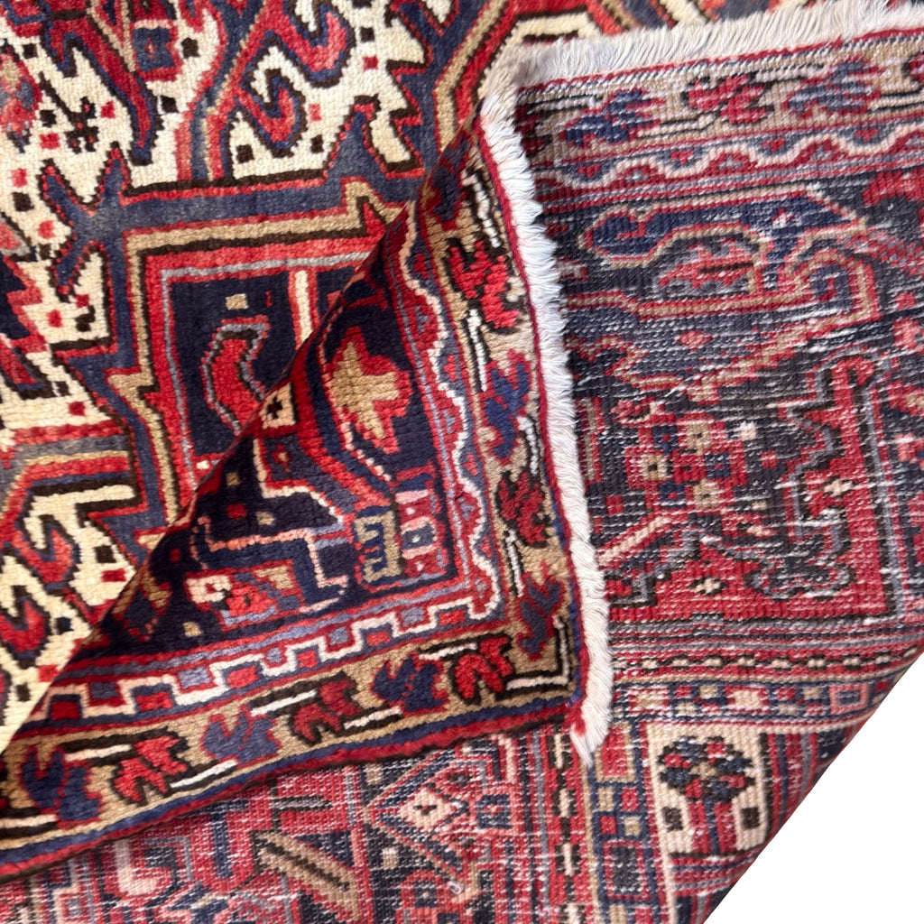 391 x 310 cm Hand Knotted Antique Heriz Persian – Wool Rug