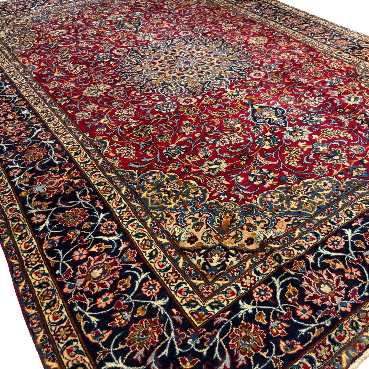 390 x 285 cm Hand Knotted Persian Najafabad – Floral Wool Rug