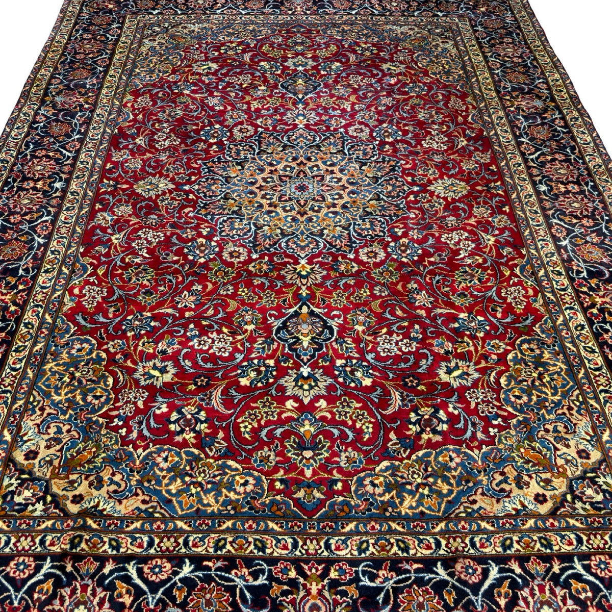 390 x 285 cm Hand Knotted Persian Najafabad – Floral Wool Rug