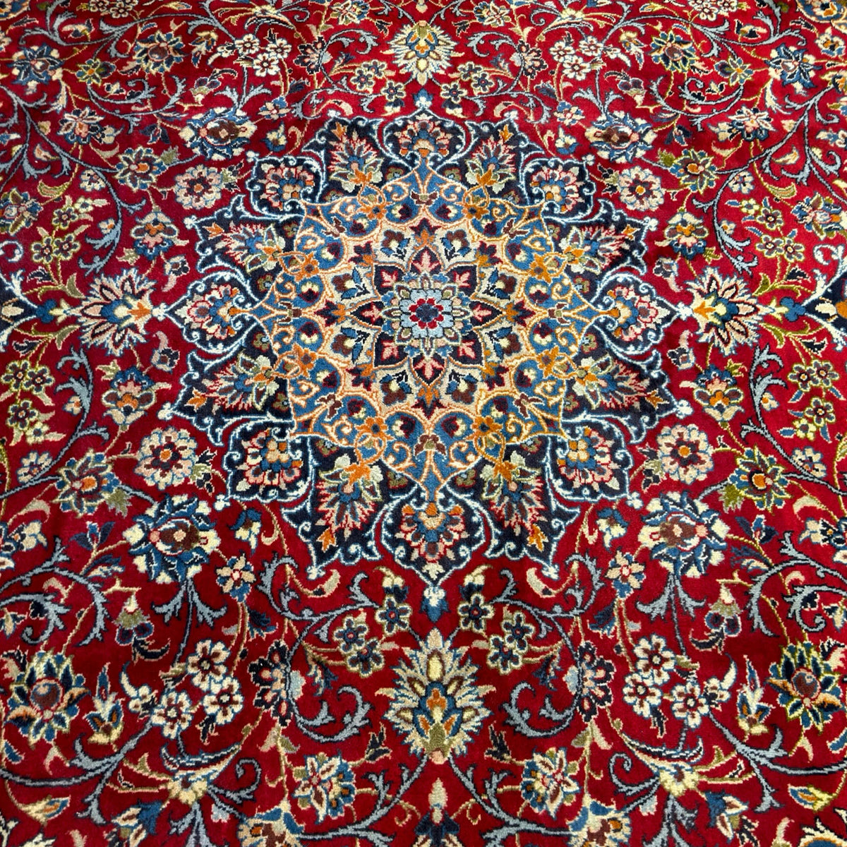 390 x 285 cm Hand Knotted Persian Najafabad – Floral Wool Rug