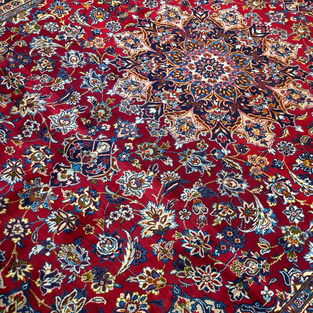 418 x 293 cm Hand Knotted Persian Najafabad – Floral Wool Rug