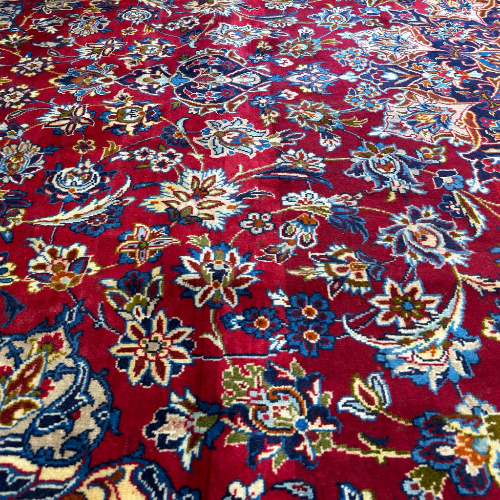 418 x 293 cm Hand Knotted Persian Najafabad – Floral Wool Rug