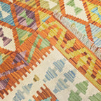 191 x 121 cm Hand Woven Afghan Kilim Rug