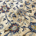 352 x 252 cm Hand Knotted Persian Kork Wool – Kashan Beige Green Rug