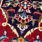 383 x 277 cm Hand Knotted Persian Kashan Red – Wool Rug