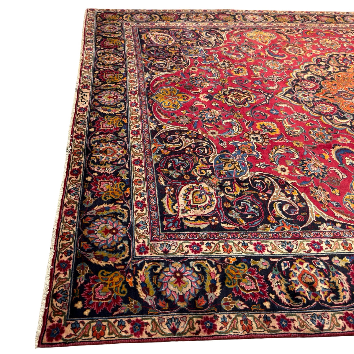 360 x 285 cm Hand Knotted Persian Sabzewar – Wool Rug