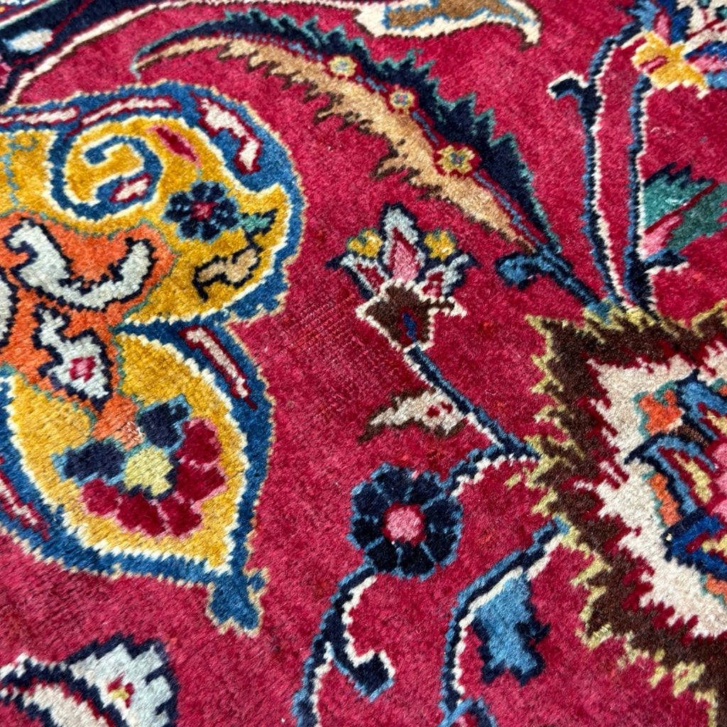 360 x 285 cm Hand Knotted Persian Sabzewar – Wool Rug
