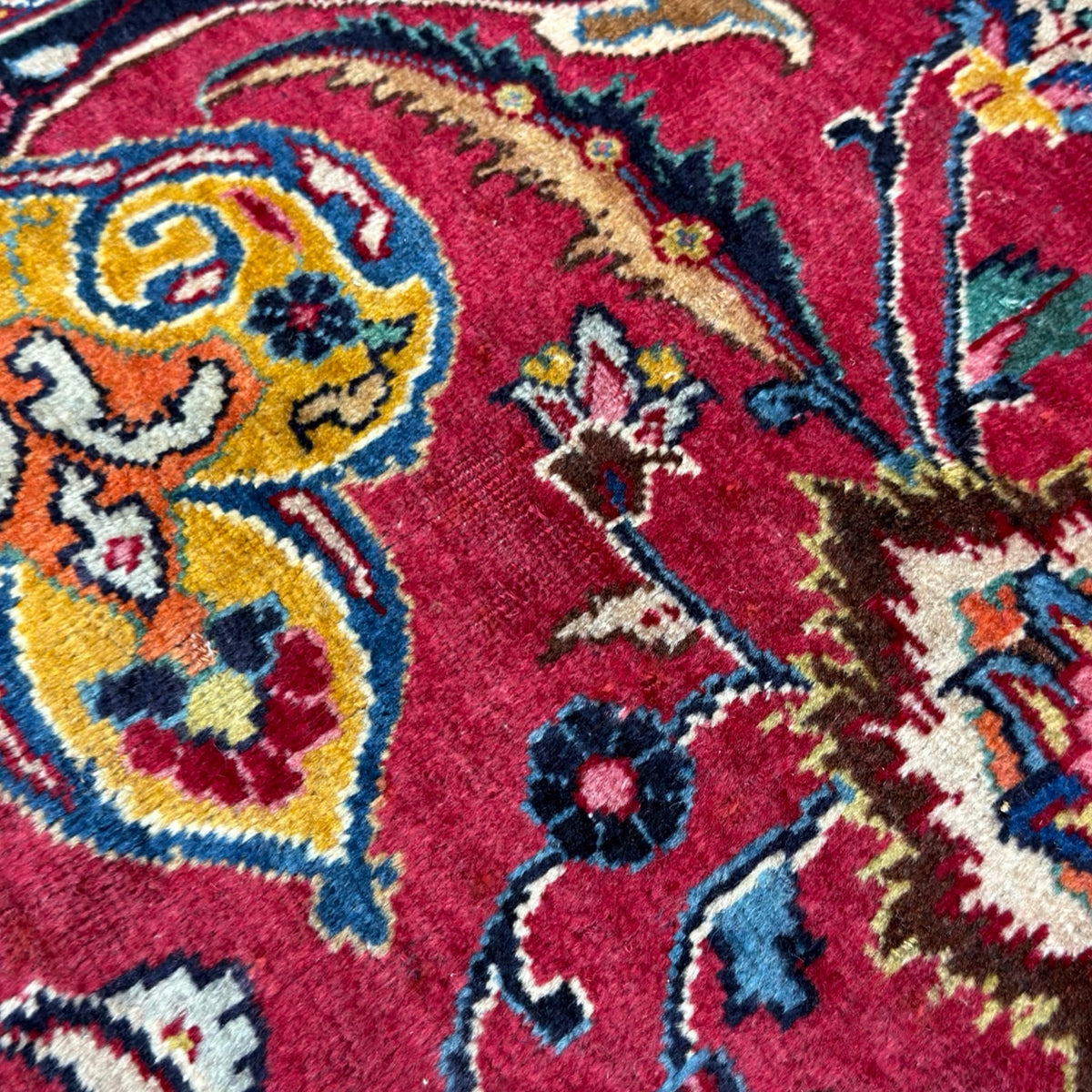 360 x 285 cm Hand Knotted Persian Sabzewar – Wool Rug