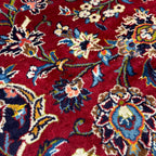 383 x 277 cm Hand Knotted Persian Kashan Red – Wool Rug