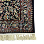 Black and gold Persian rug detail