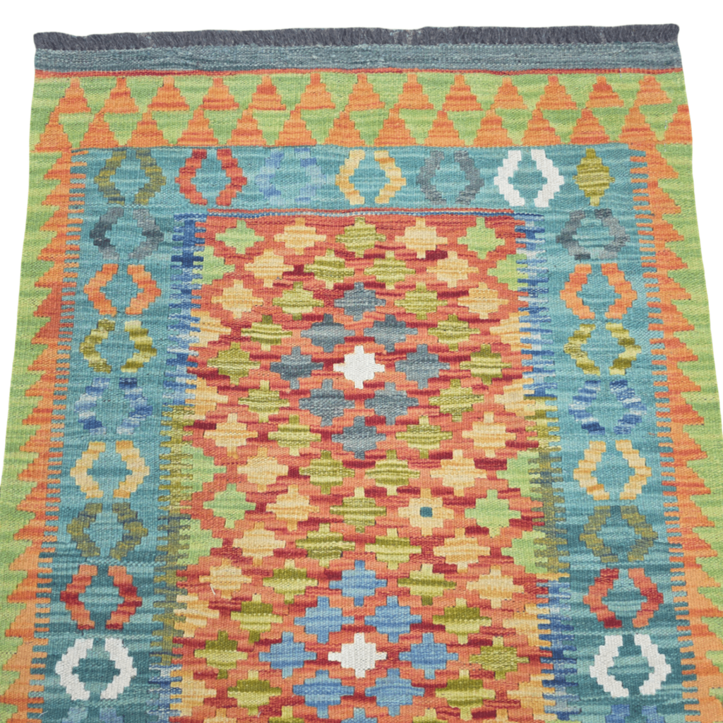 125 x 84 cm Hand Woven Afghan Kilim Rug