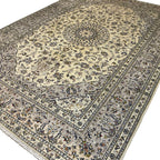 346 x 246 cm Hand Knotted Persian Kashan Wool Rug