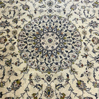 346 x 246 cm Hand Knotted Persian Kashan Wool Rug