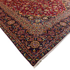 426 x 290 cm Red/Gold Persian Kashan Hand-Knotted – Wool Rug
