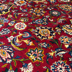 426 x 290 cm Red/Gold Persian Kashan Hand-Knotted – Wool Rug