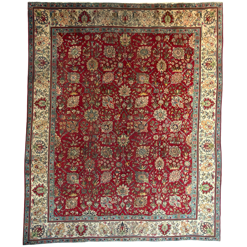 405 x 315 cm Large Persian Tabriz Hand-Knotted – Wool Rug