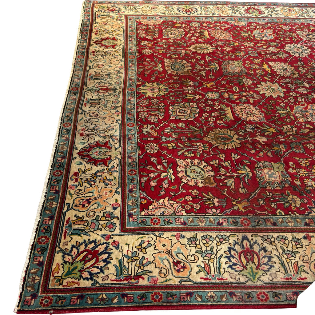 405 x 315 cm Large Persian Tabriz Hand-Knotted – Wool Rug