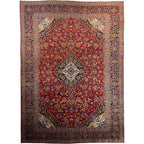 435 x 300 cm Extra-Large Persian Kashan Hand-Knotted – Wool Rug