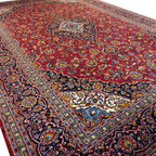 435 x 300 cm Extra-Large Persian Kashan Hand-Knotted – Wool Rug