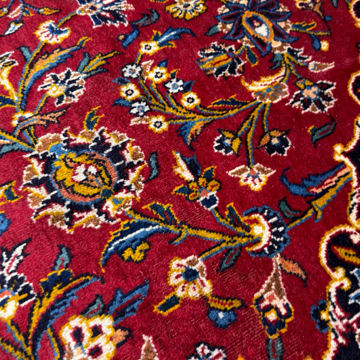 435 x 300 cm Extra-Large Persian Kashan Hand-Knotted – Wool Rug