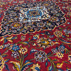 435 x 300 cm Extra-Large Persian Kashan Hand-Knotted – Wool Rug