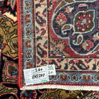 295 x 297 cm Rare Square Persian Perspolis Kashmar Hand-Knotted Wool Rug