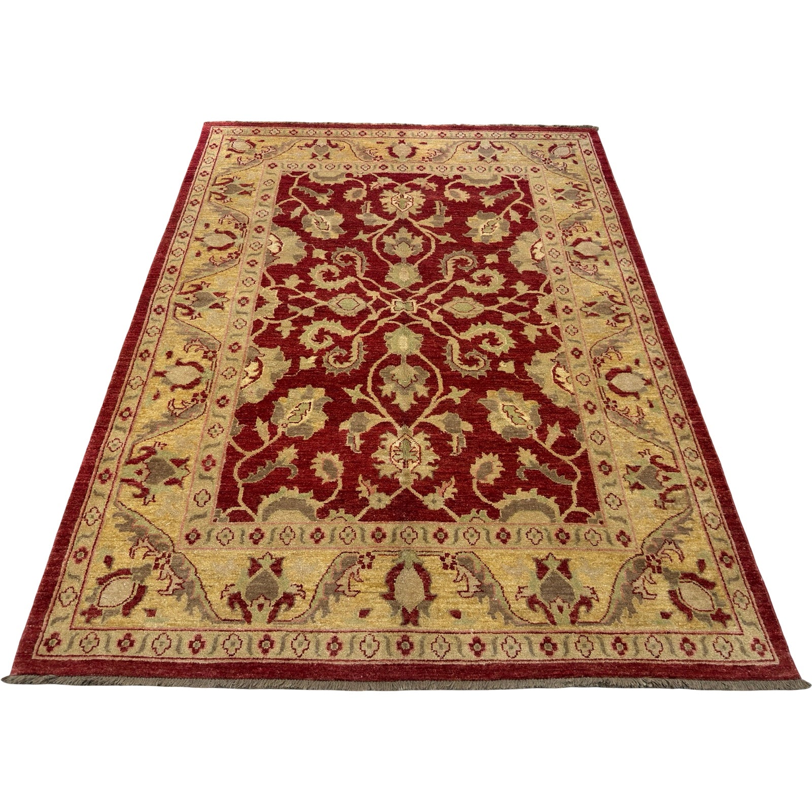 254 x 181 cm Hand-Knotted Afghan Chobi Ziegler Rug