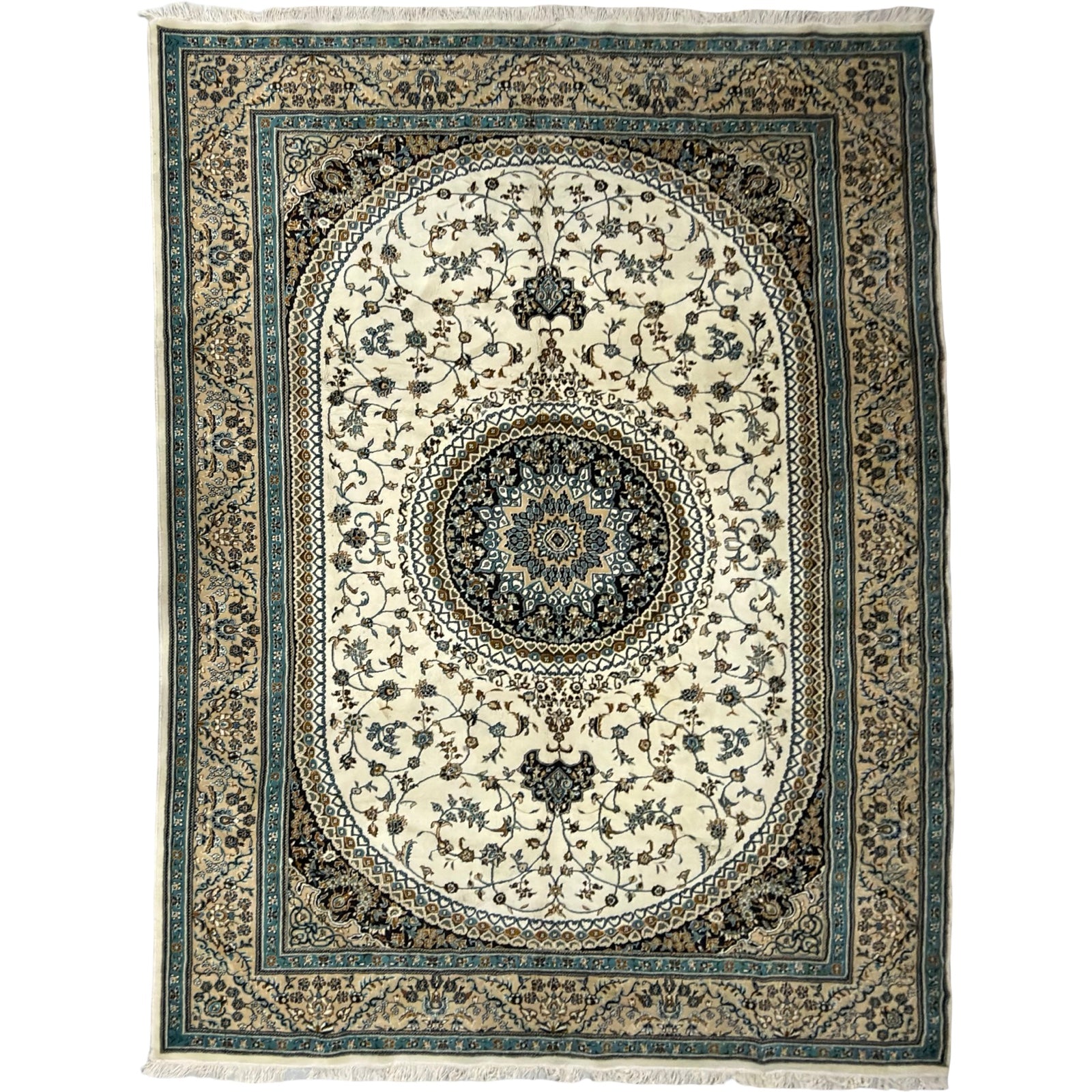 350 x 250 cm Persian Kirman Floral Machine Made Rug