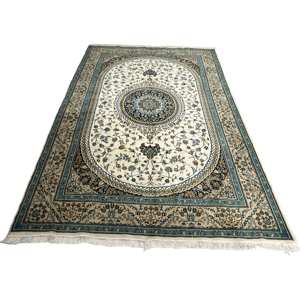 350 x 250 cm Persian Kirman Floral Machine Made Rug