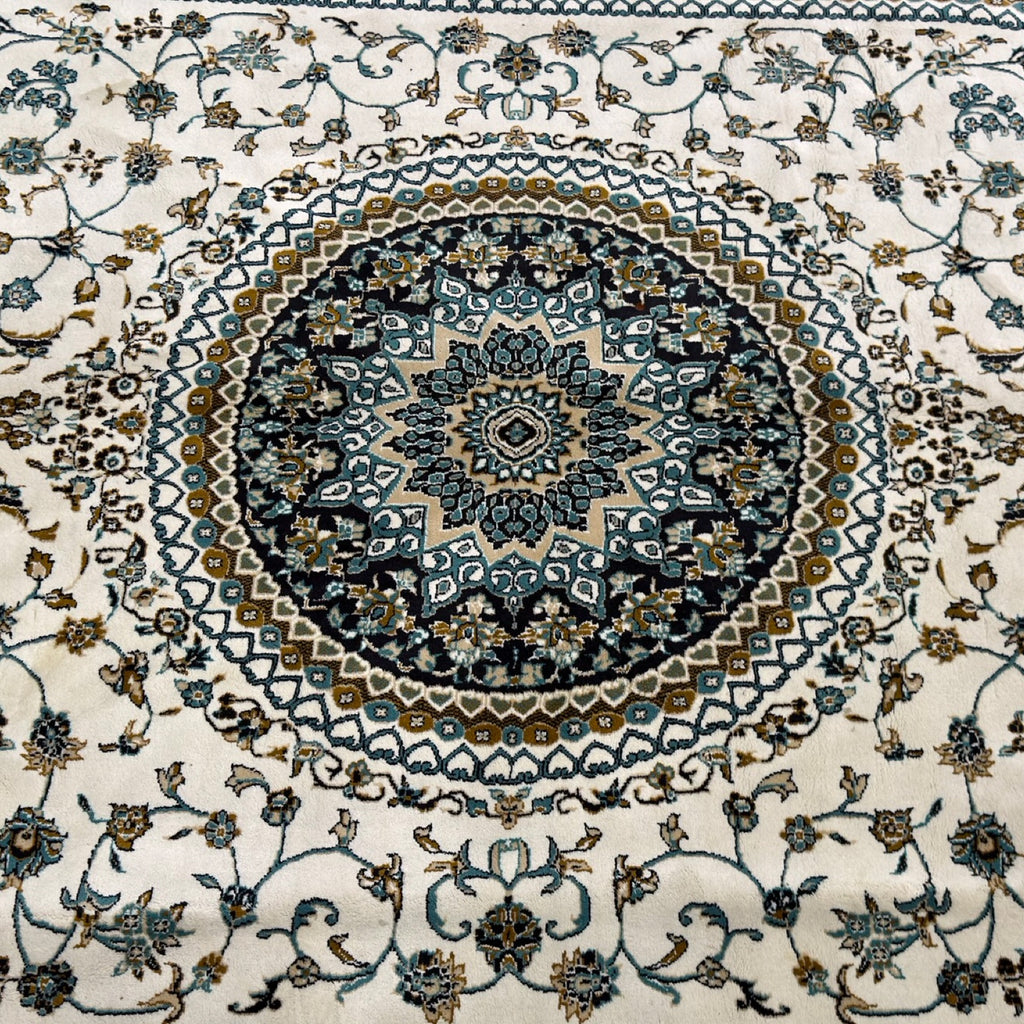350 x 250 cm Persian Kirman Floral Machine Made Rug