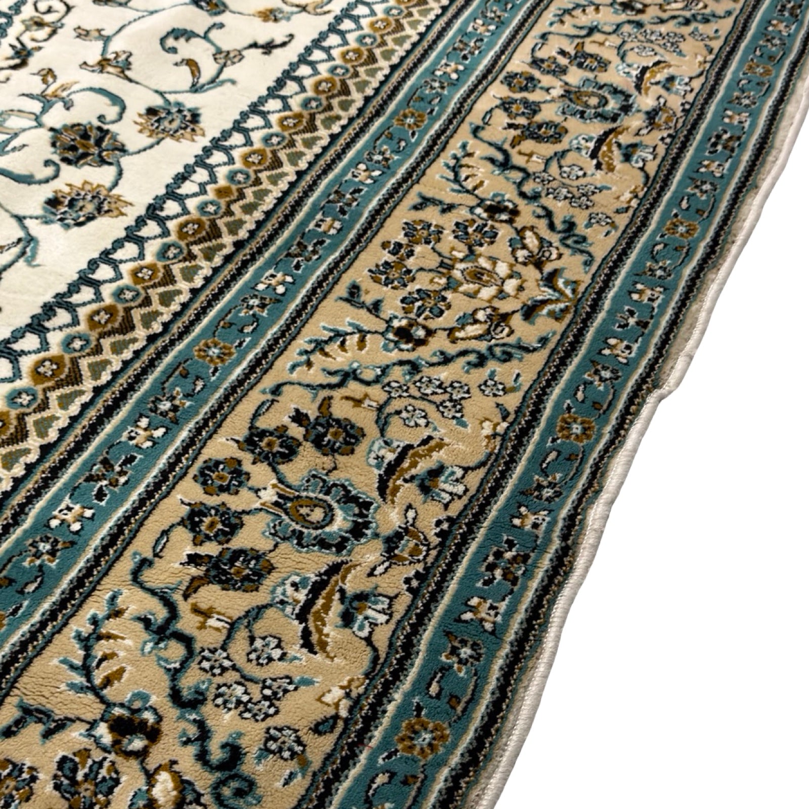 350 x 250 cm Persian Kirman Floral Machine Made Rug