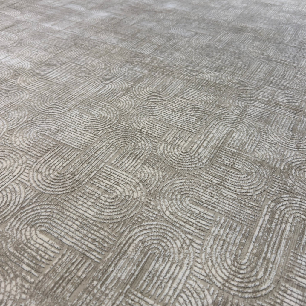 300 x 200 cm Milat Modern Geometric Viscose & Acrylic Rug