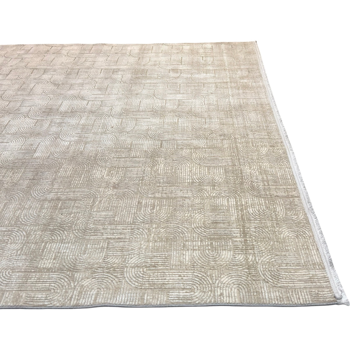 300 x 200 cm Milat Modern Geometric Viscose & Acrylic Rug