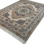 350 x 250 cm Beige Persian Royal Machine Made Rug