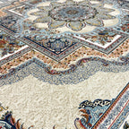 350 x 250 cm Beige Persian Royal Machine Made Rug