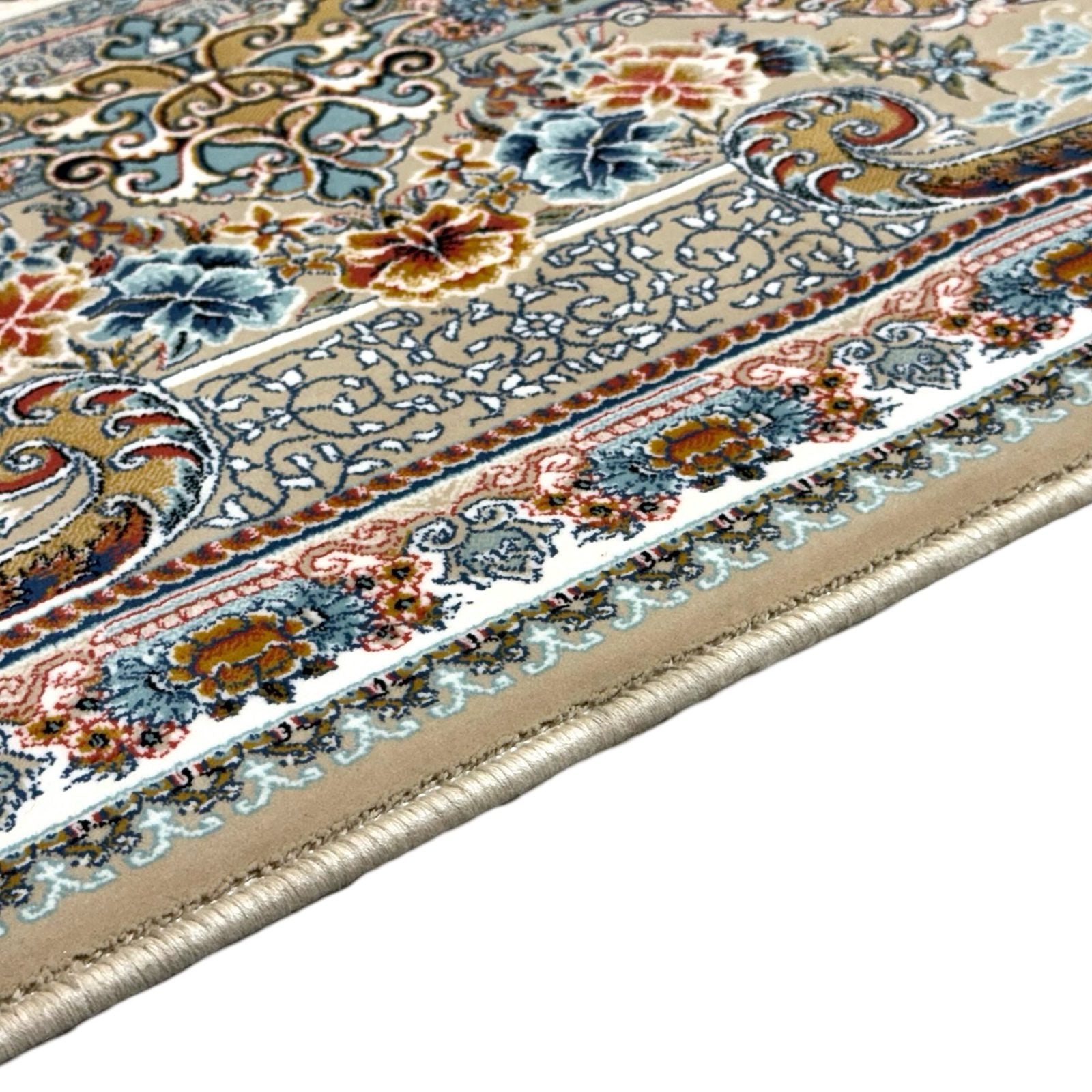 350 x 250 cm Beige Persian Royal Machine Made Rug
