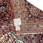 394 x 295 cm Hand Knotted Red Persian Kashan – Wool Rug