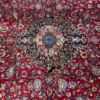 383 x 302 cm Large Size Persian Floral Mashad Hand Knotted – Wool Rug