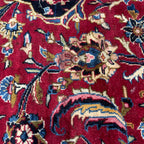 383 x 302 cm Large Size Persian Floral Mashad Hand Knotted – Wool Rug