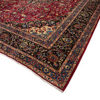 383 x 302 cm Large Size Persian Floral Mashad Hand Knotted – Wool Rug