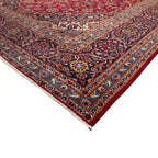 350 x 250 cm Vintage Hand Knotted Red Persian Kashan – Wool Rug