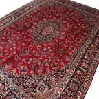 380 x 295 cm Persian Floral Mashad Hand Knotted – Wool Rug
