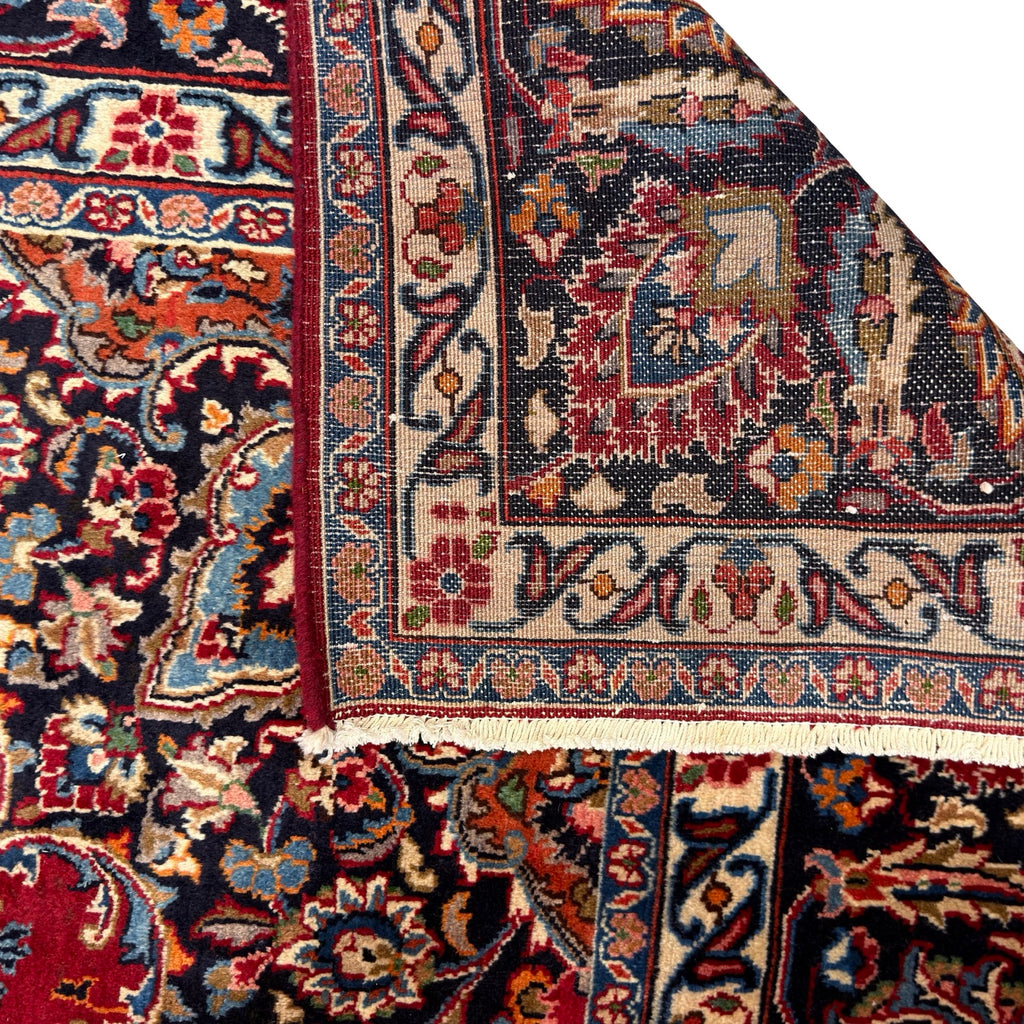 380 x 295 cm Persian Floral Mashad Hand Knotted – Wool Rug