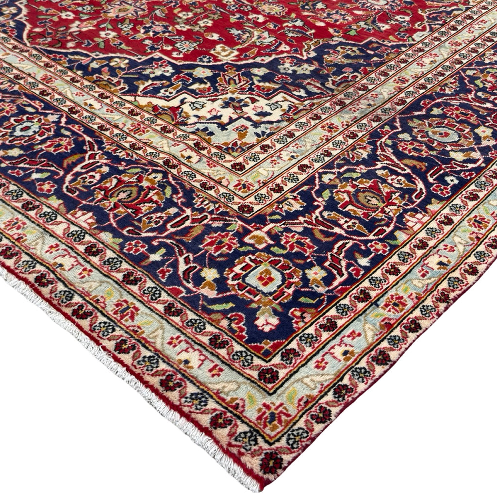 350 x 250 cm Hand-Knotted Persian Kashan Rug