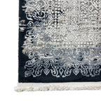 230 x 160 cm Silver Vintage Persian-Inspired Faded Rug