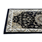 800 x 80 cm Beautiful Navy Persian Floral Long Passage Runner Rug