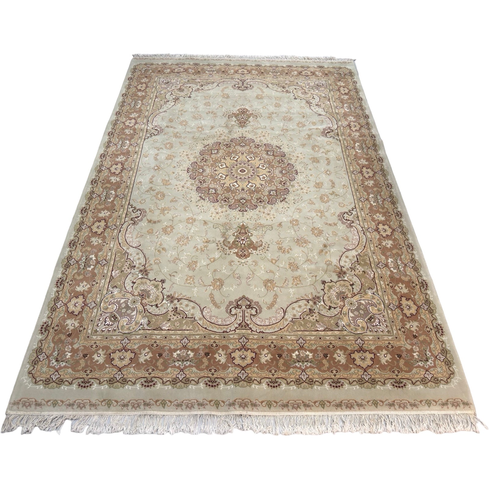300 × 200 cm Persian-Style Machine-Made Floral Rug