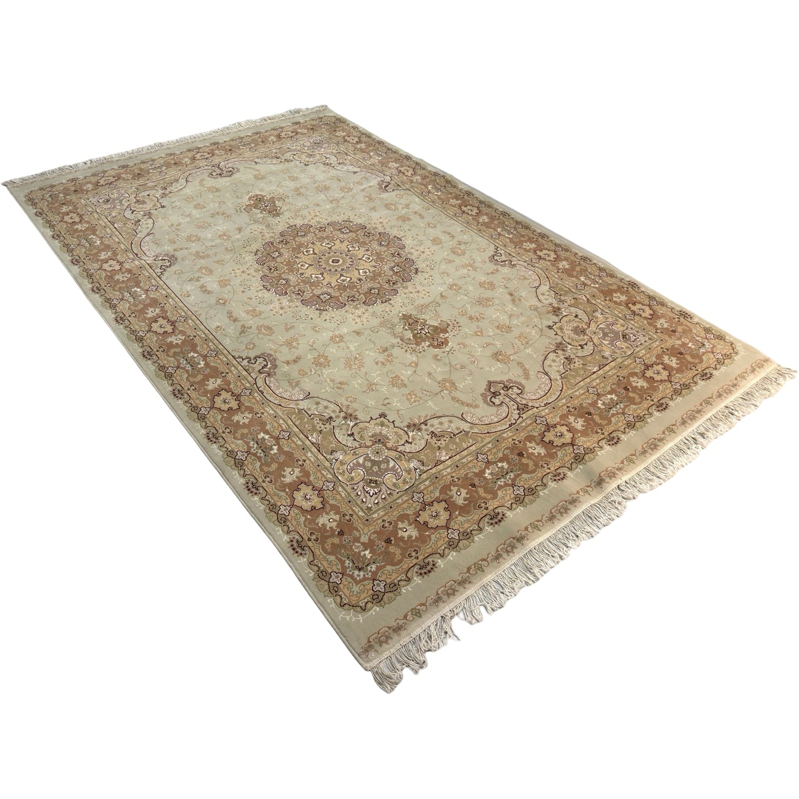 300 × 200 cm Persian-Style Machine-Made Floral Rug