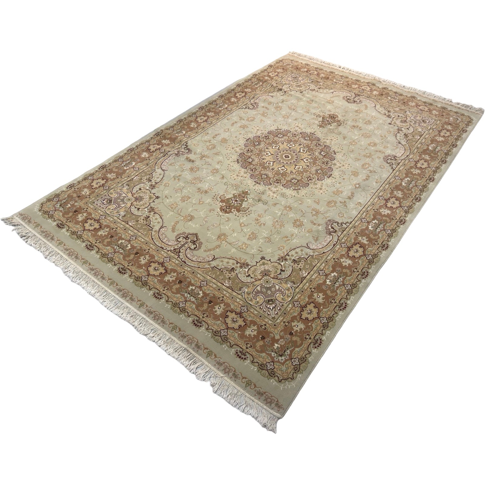 300 × 200 cm Persian-Style Machine-Made Floral Rug