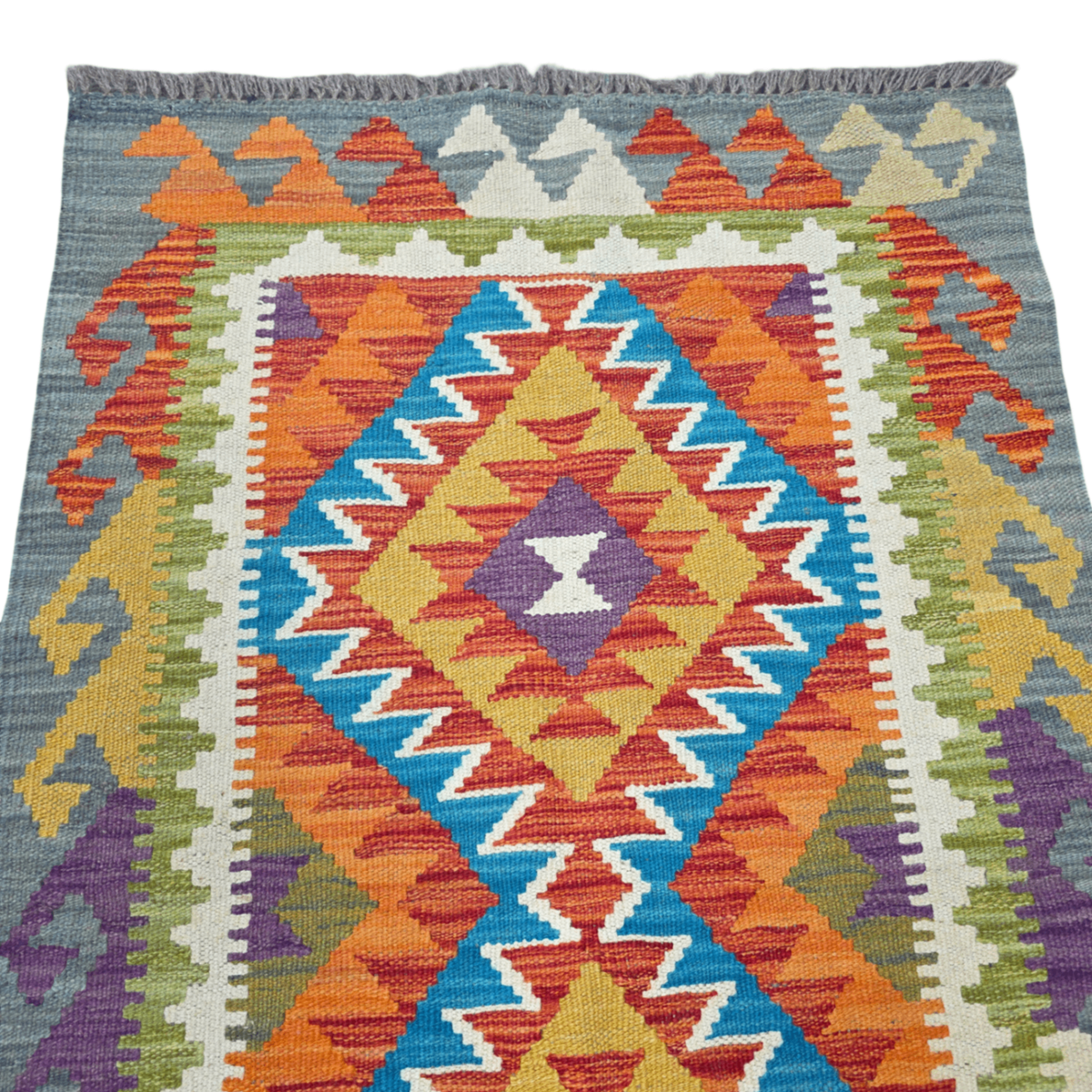 125 x 84 cm Hand Woven Afghan Kilim Rug